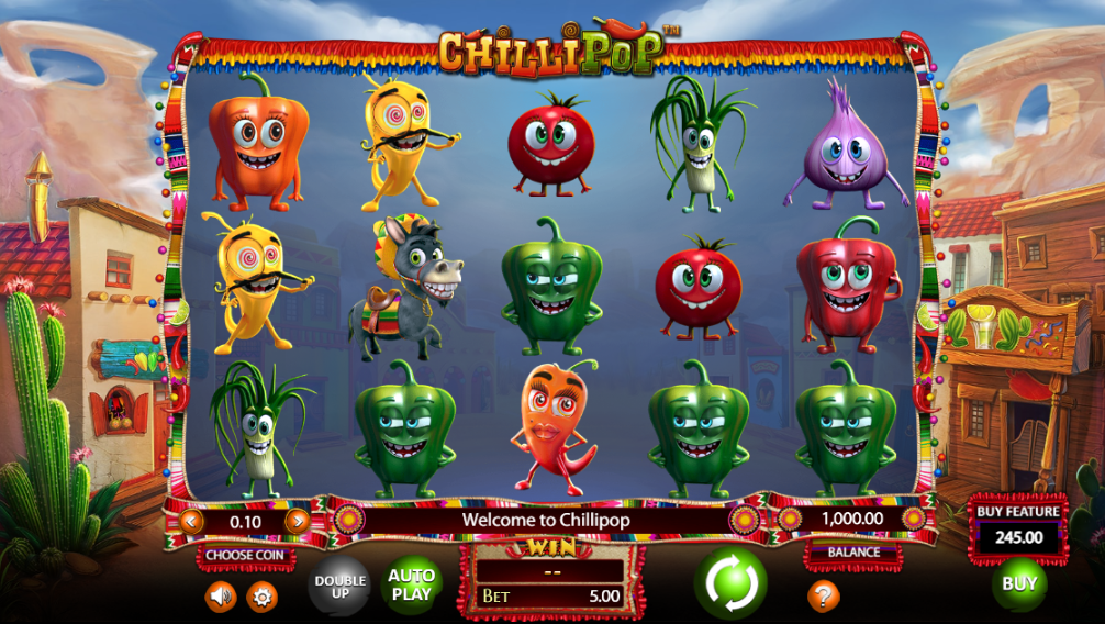 Chilli pop Slot Symbols