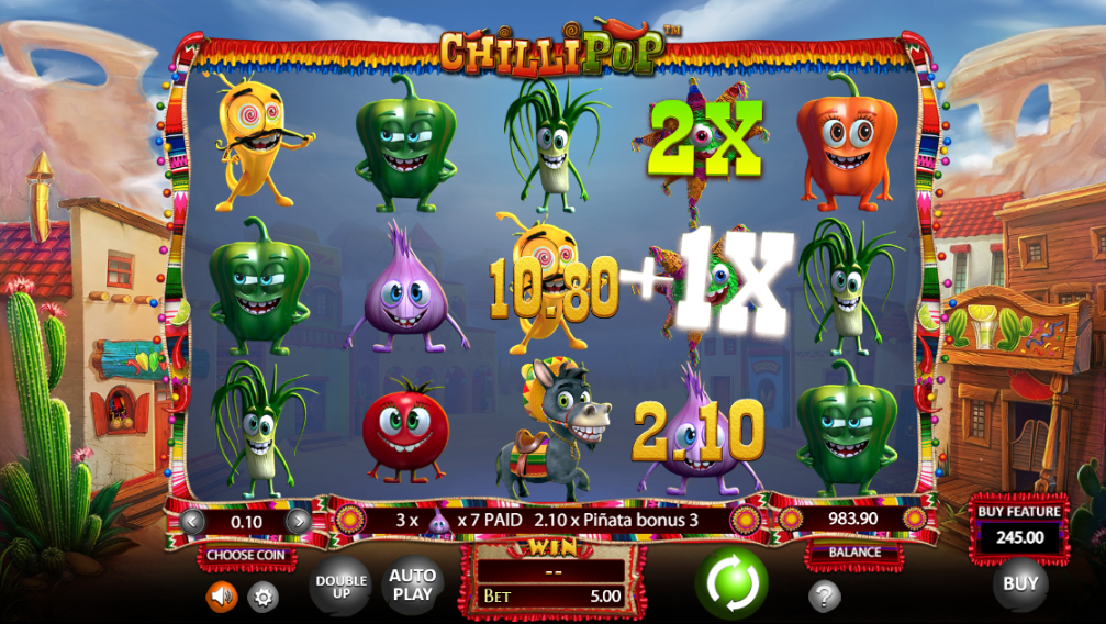 Chilli pop Slot Win