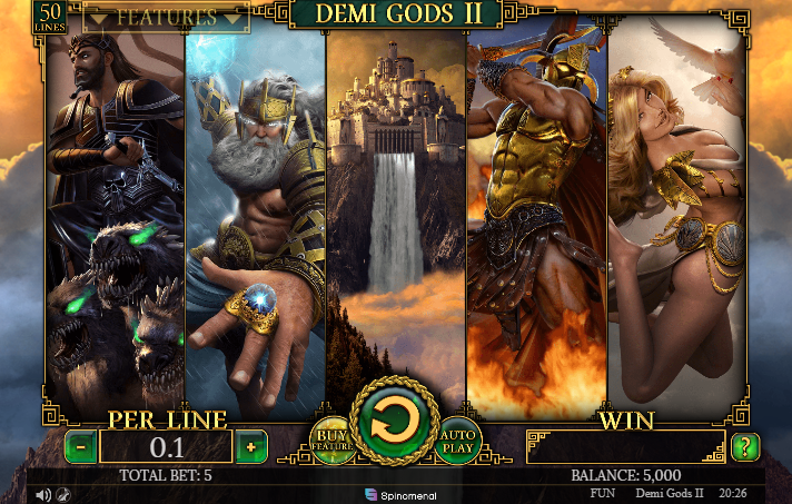 Demi Gods 2 Slot Symbols