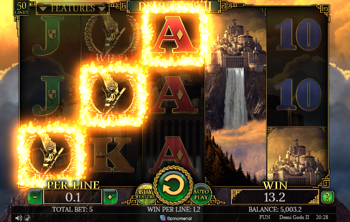 Demi Gods 2 Slot Win