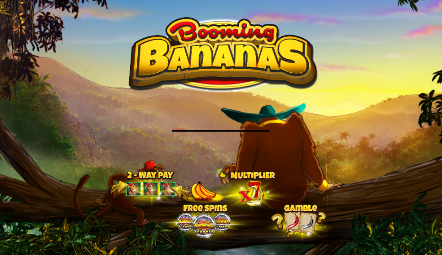 Booming Bananas Slot Logo