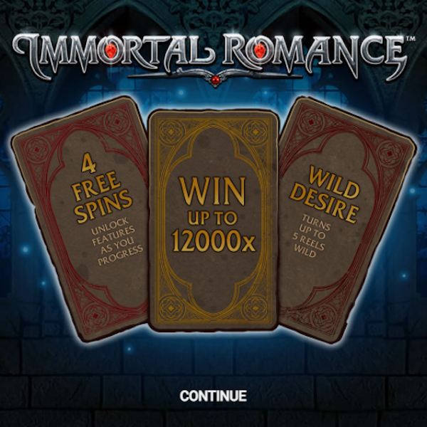 Immortal Romance Slot Logo