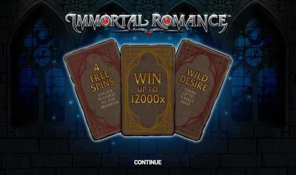 Immortal Romance Slot Logo