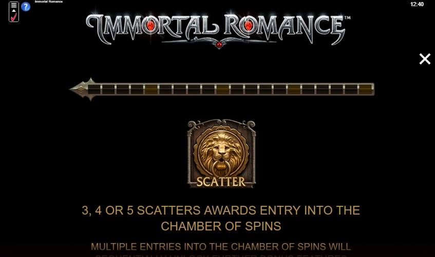 Immortal Romance Slot Scatter Symbol