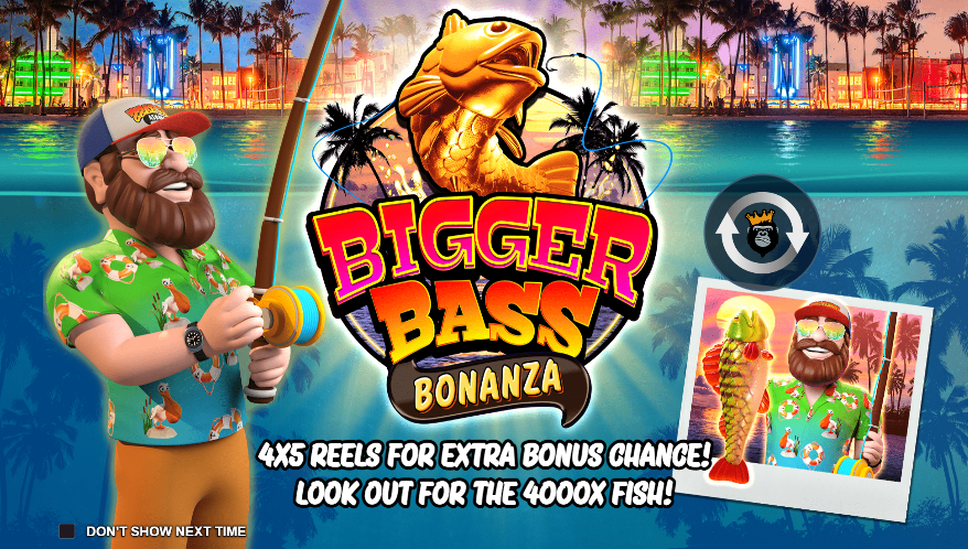 Bigger Bass Bonanza Slot Logo