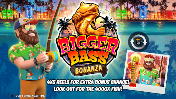 Bigger Bass Bonanza Slot Logo