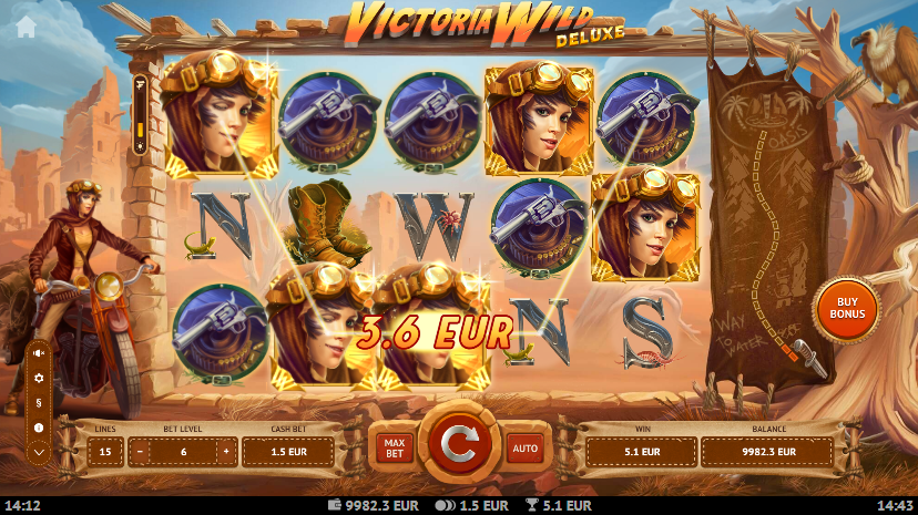 Victoria Wild Deluxe Slot Win