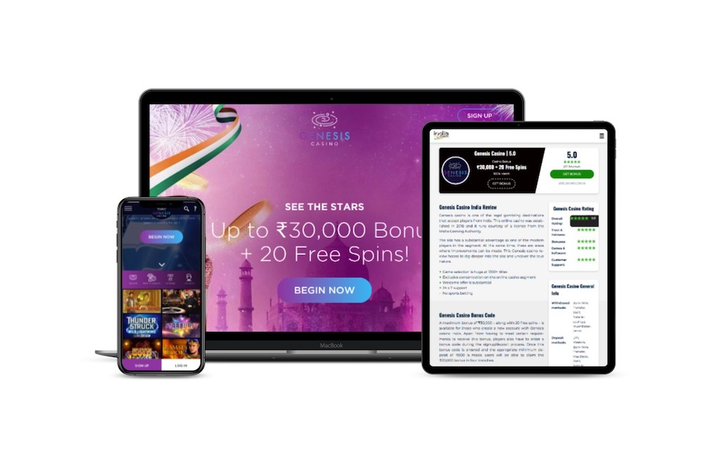 Genesis Casino Mobile, Tablet and Desktop