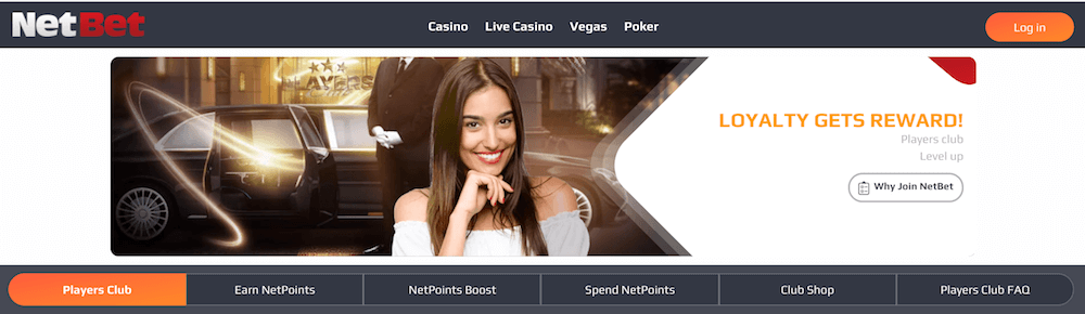 NetBet Casino Players Club