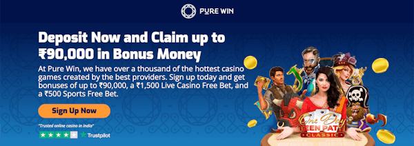 Pure Win Casino Bonus