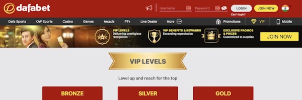 Dafabet VIP Program India