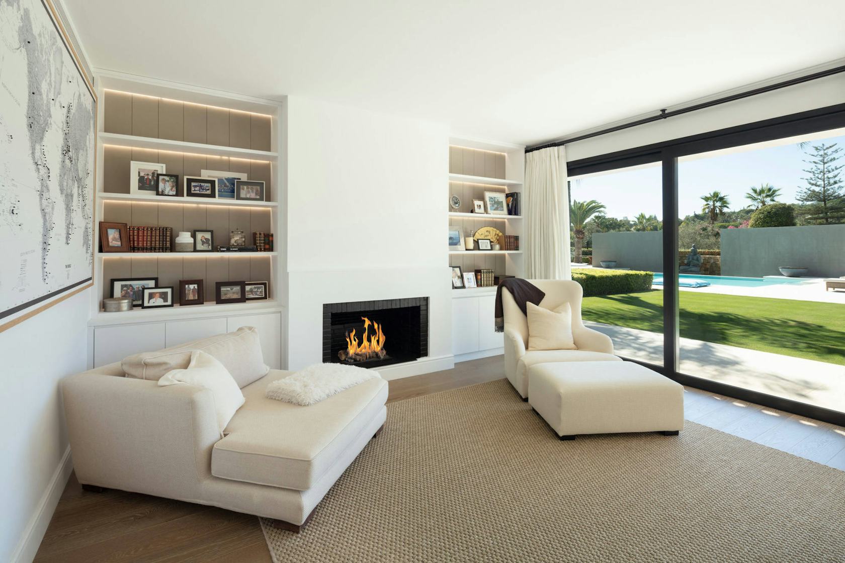 furniture living room room indoors interior design rug
