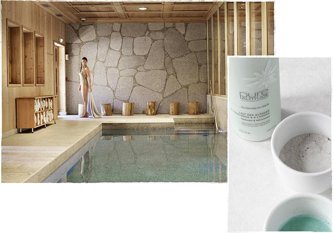 Self care at the Spa of Les Fermes de Marie