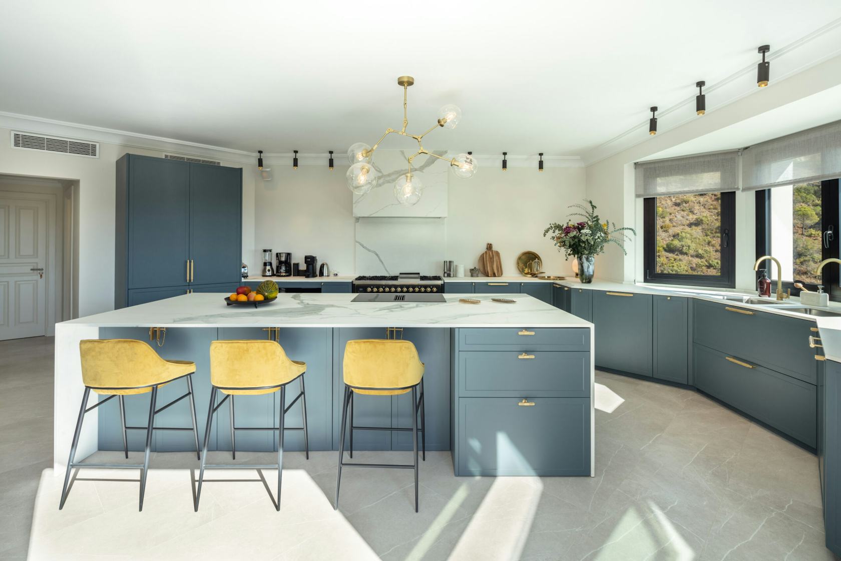 interior design indoors kitchen kitchen island