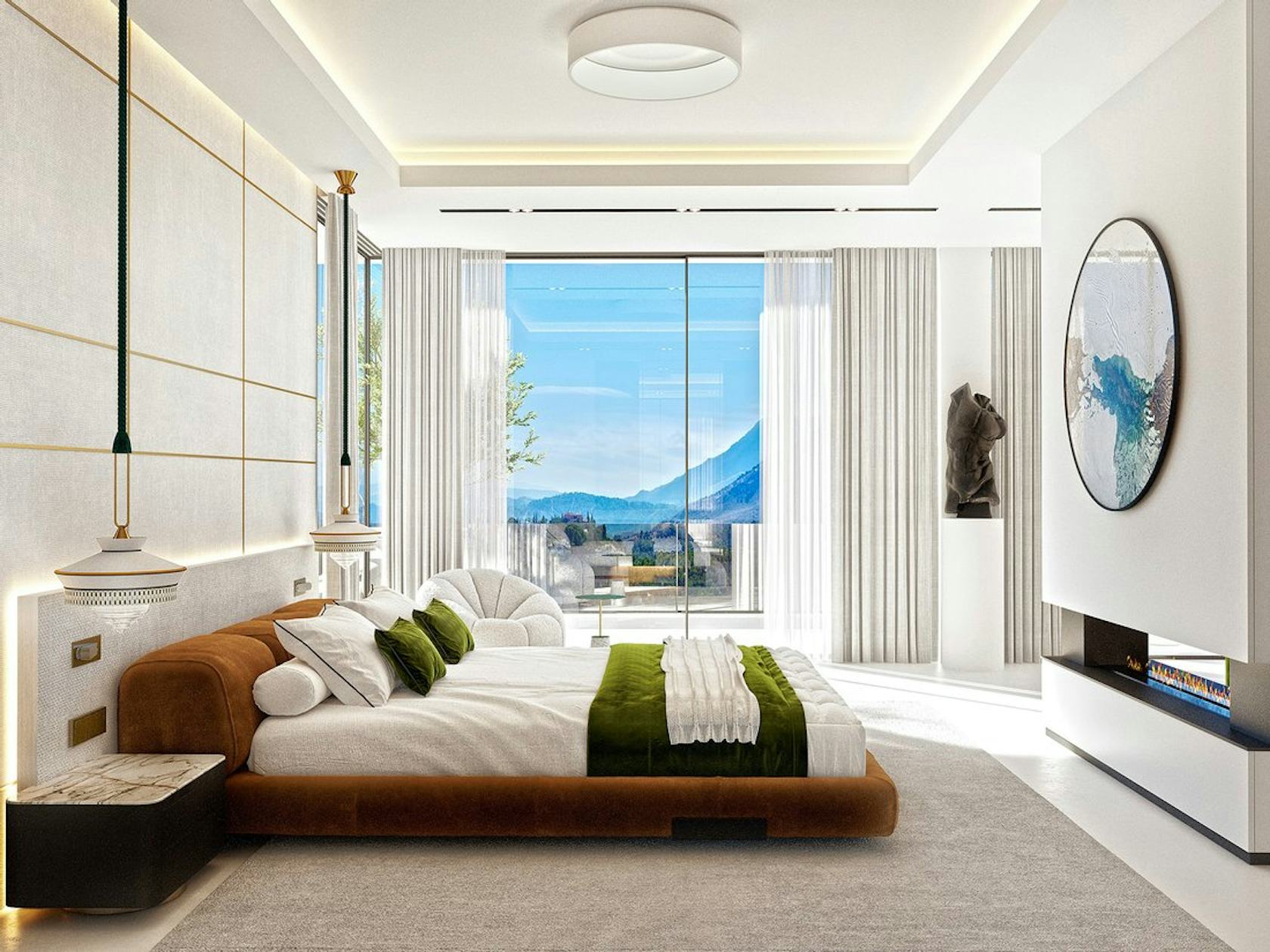 interior design indoors home decor bed furniture person bedroom room