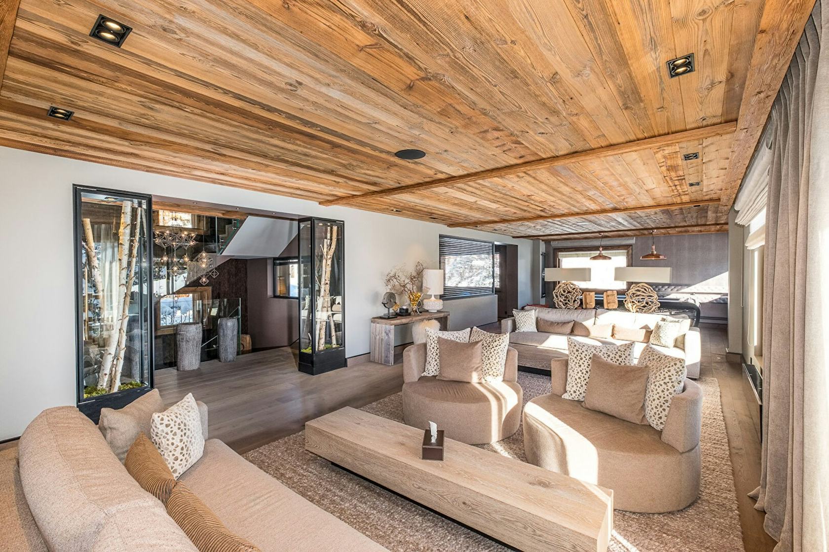 indoors interior design wood home decor hardwood building furniture living room room wood panels