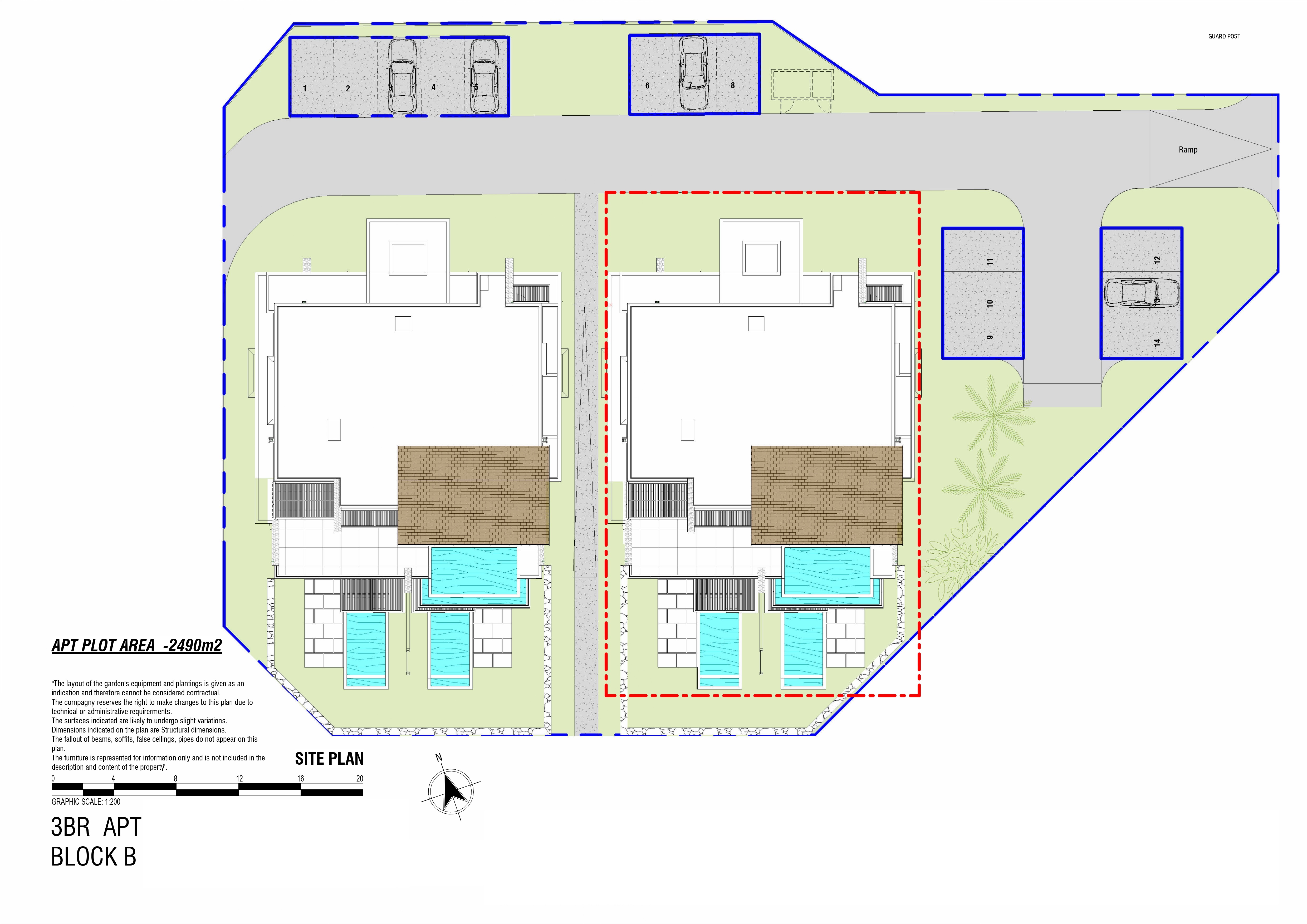 Experience exclusivity with Fine Luxury Property: luxury penthouse with pool, view of Le Morne 2524616123 floor plan 1