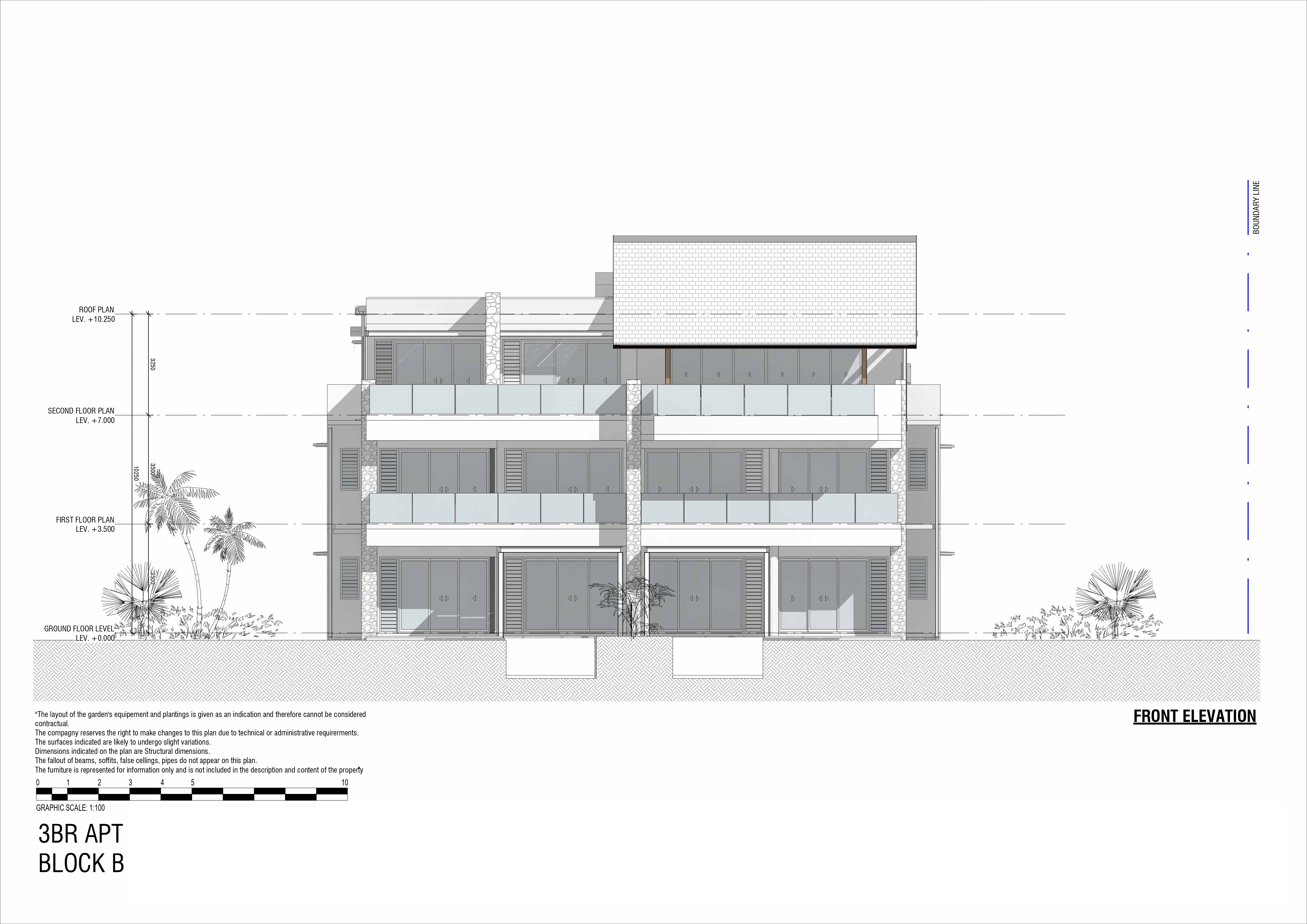 Experience exclusivity with Fine Luxury Property: luxury penthouse with pool, view of Le Morne 2524616123 floor plan 3