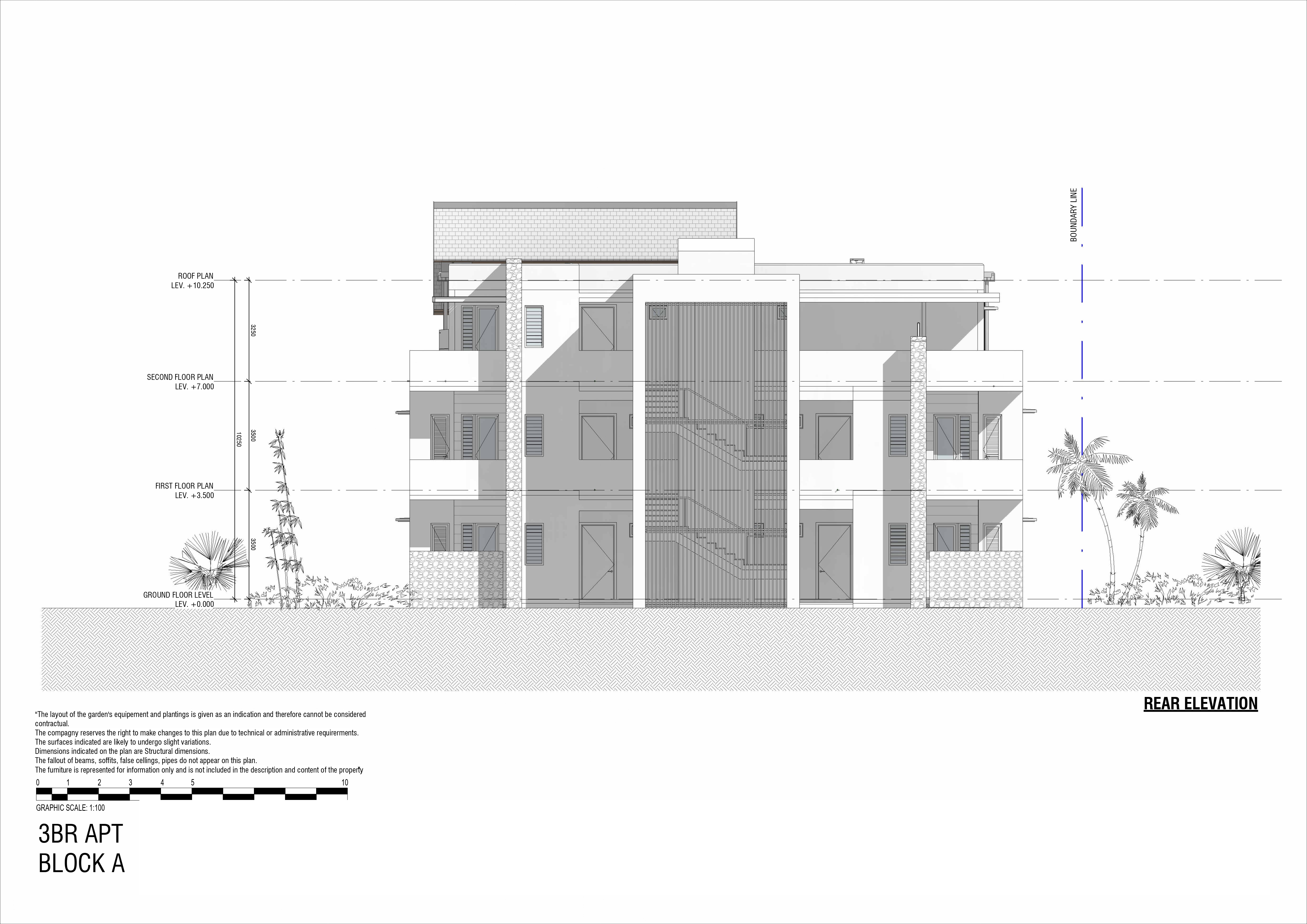 Exclusive penthouse with pool and sea view for sale on the west coast of Mauritius. 75044697 floor plan 5