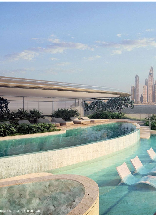 Penthouse de prestige 3 chambres avec vue panoramique sur Palm Jumeirah