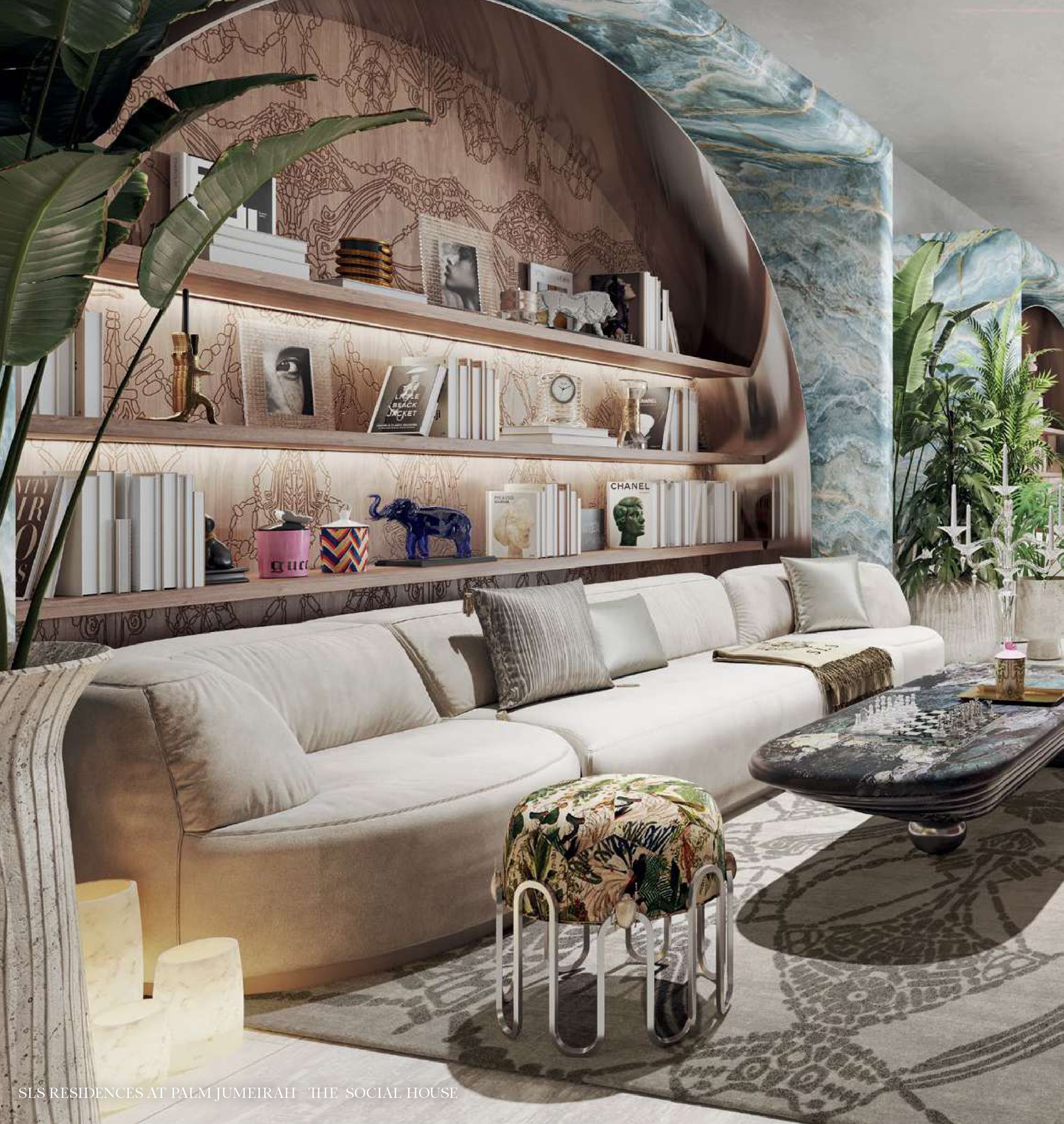 Duplex de luxe 4 chambres avec vue panoramique sur Palm Jumeirah