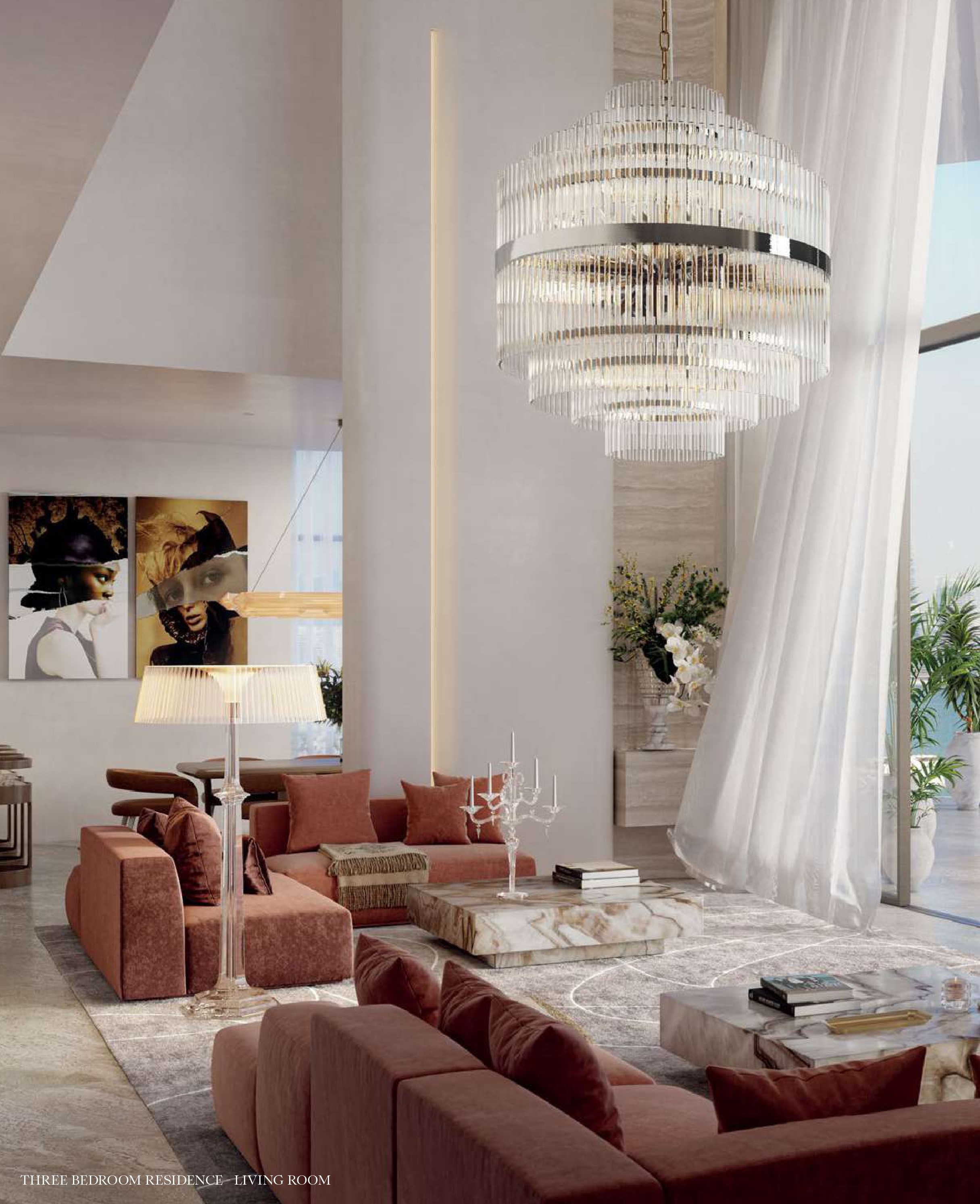 Luxueux appartement 2 chambres avec vue panoramique sur Palm Jumeirah et la mer
