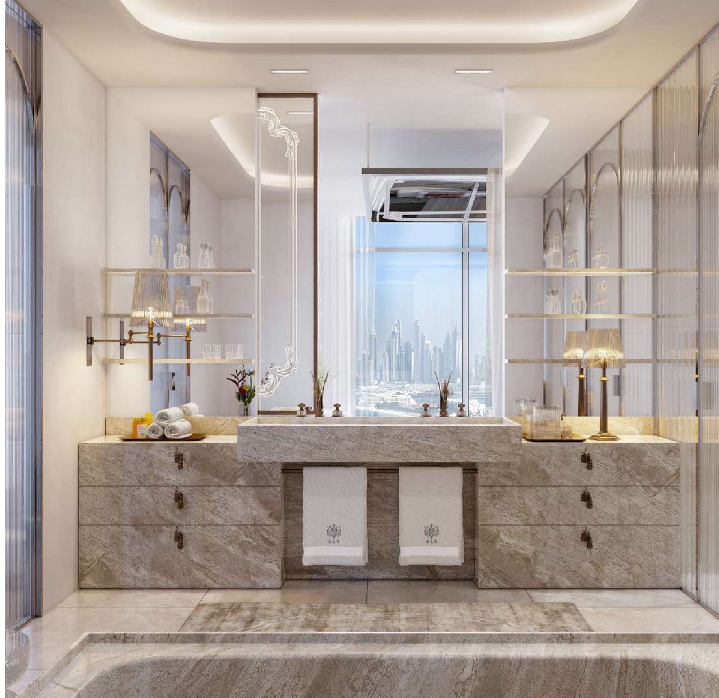 Élégance immobilière exceptionnelle - penthouse 4 chambres avec vue panoramique sur Palm Jumeirah et la mer éblouissante