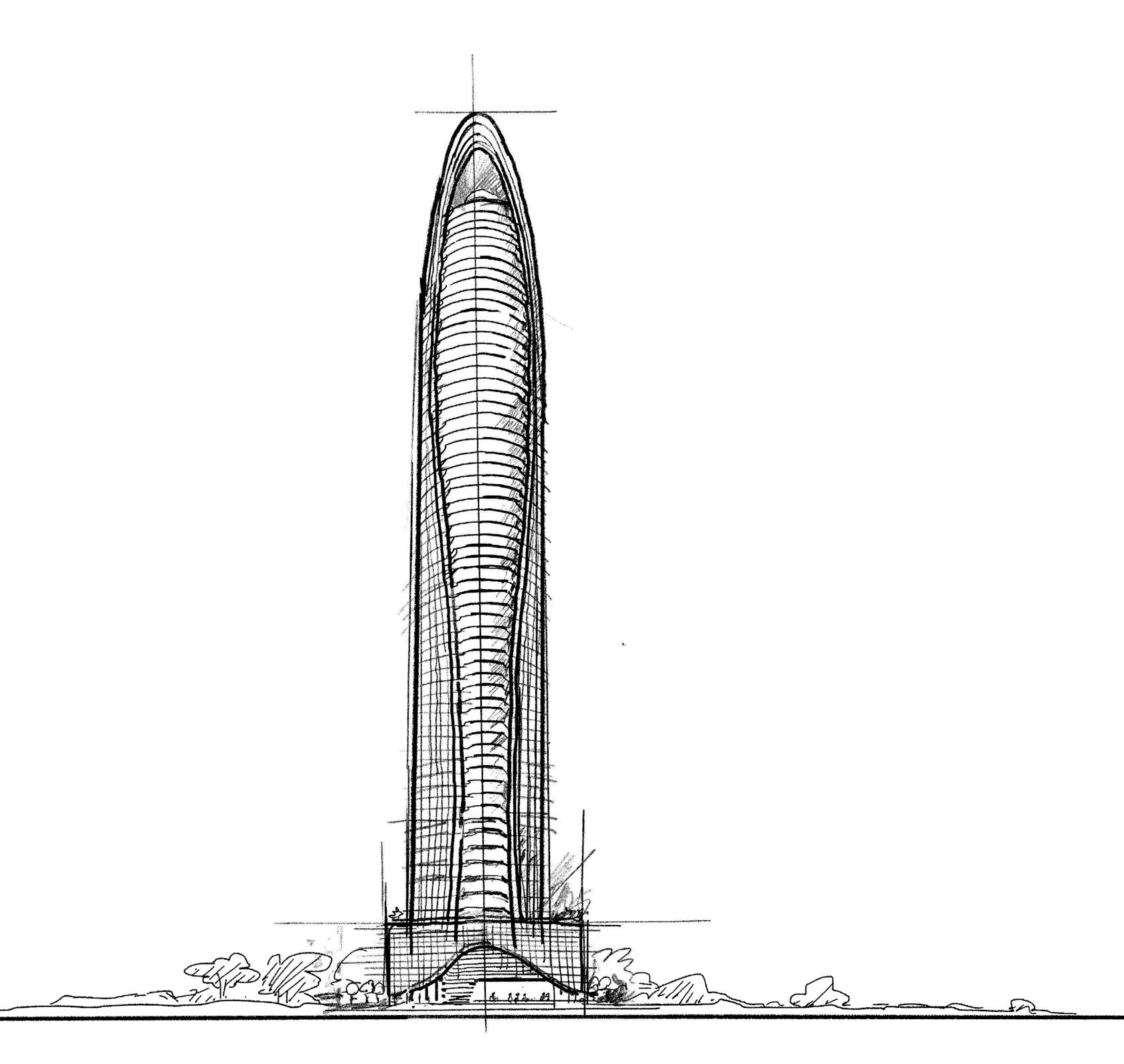 city urban art architecture building high rise drawing tower