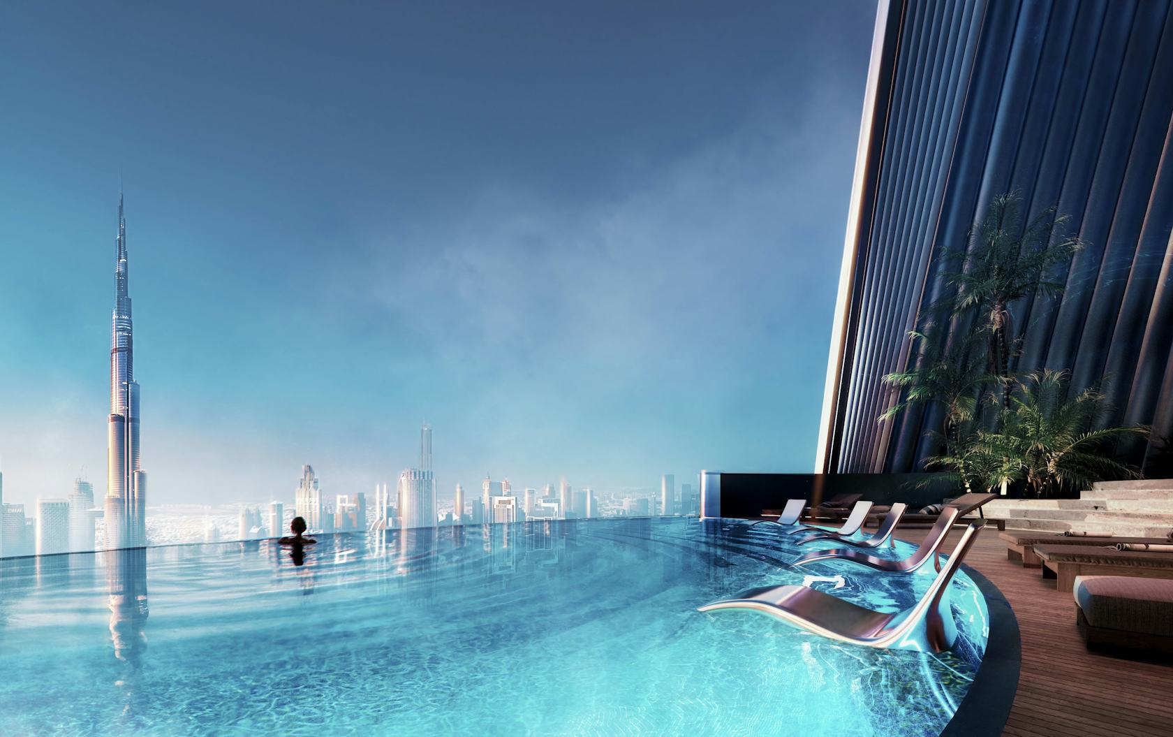 city pool water swimming pool hotel urban high rise resort outdoors scenery