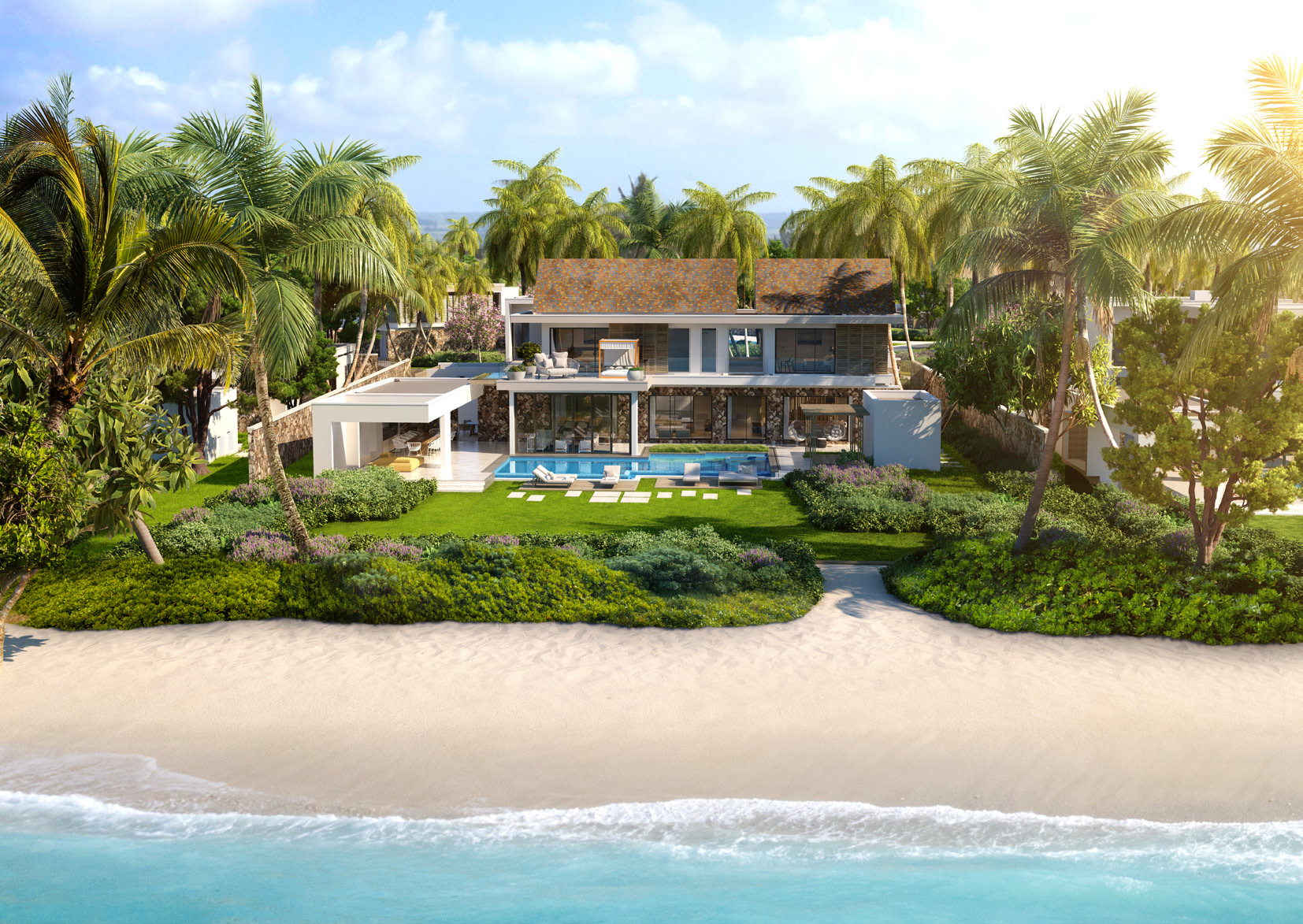 villa de luxe · a Belle Mare · 6 chambres · 6 salles de bain · photo 1 sur 27