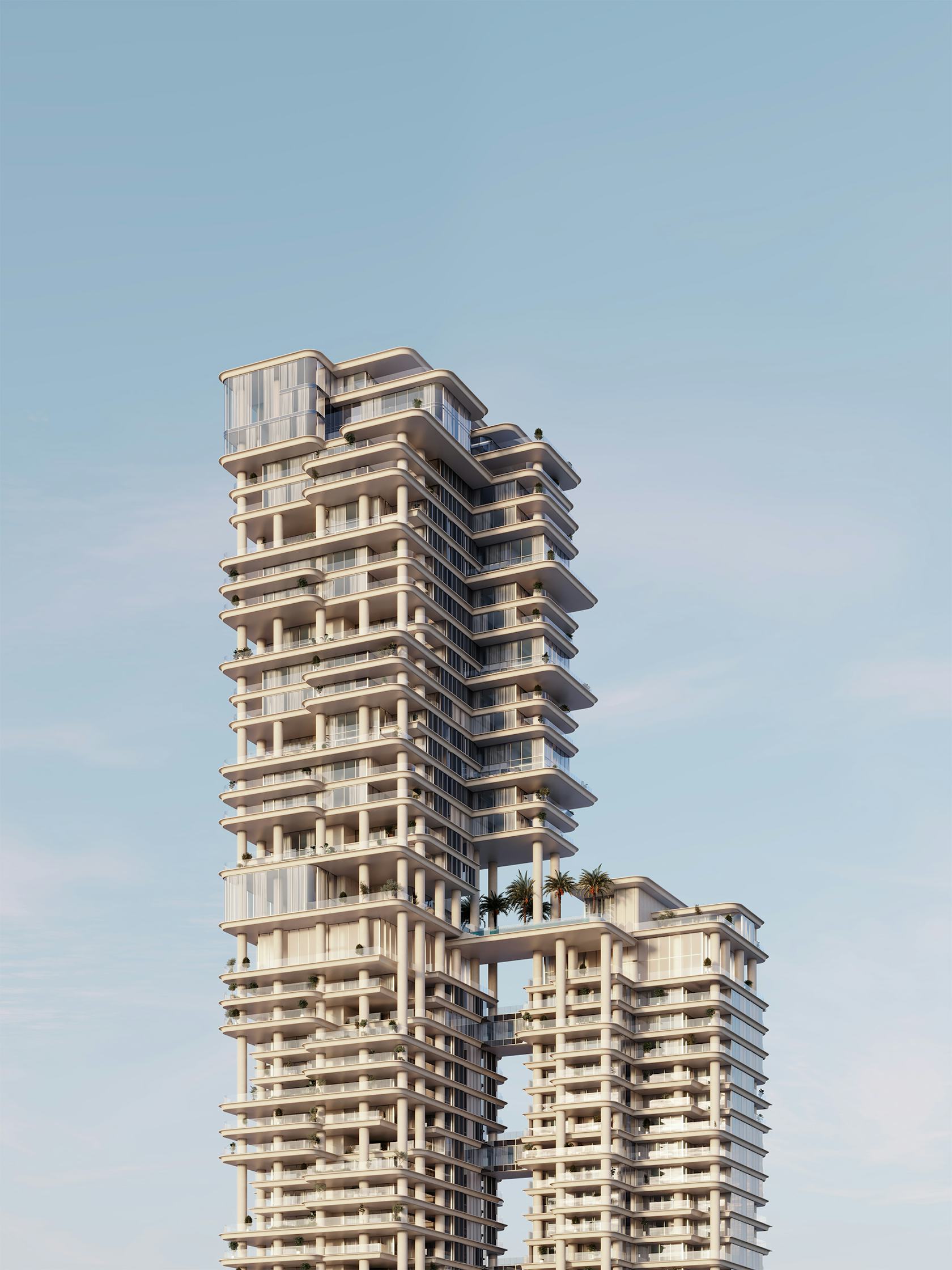 city urban architecture building high rise condo housing apartment building tower