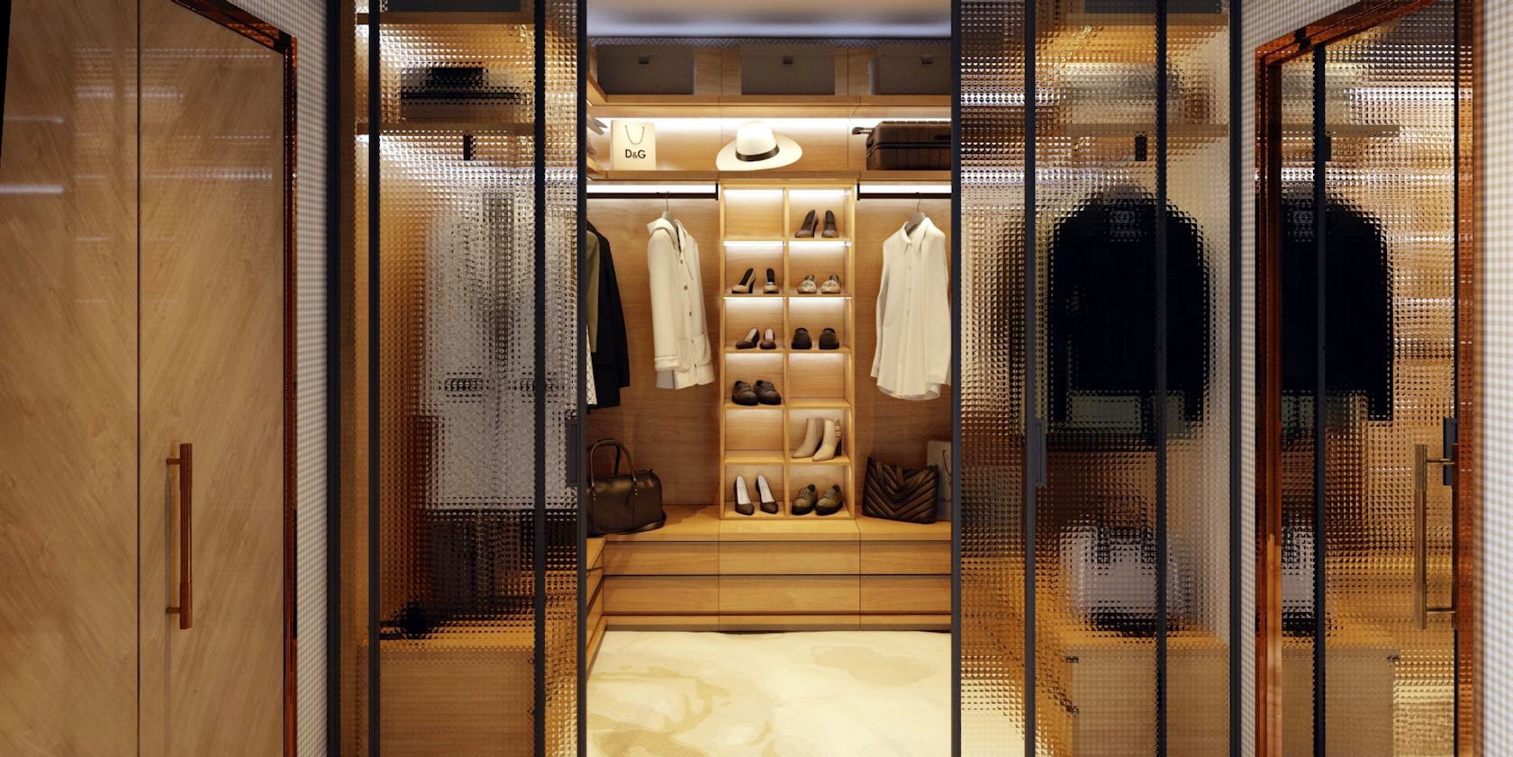 handbag furniture indoors hat interior design dressing room closet walk-in closet high heel wardrobe