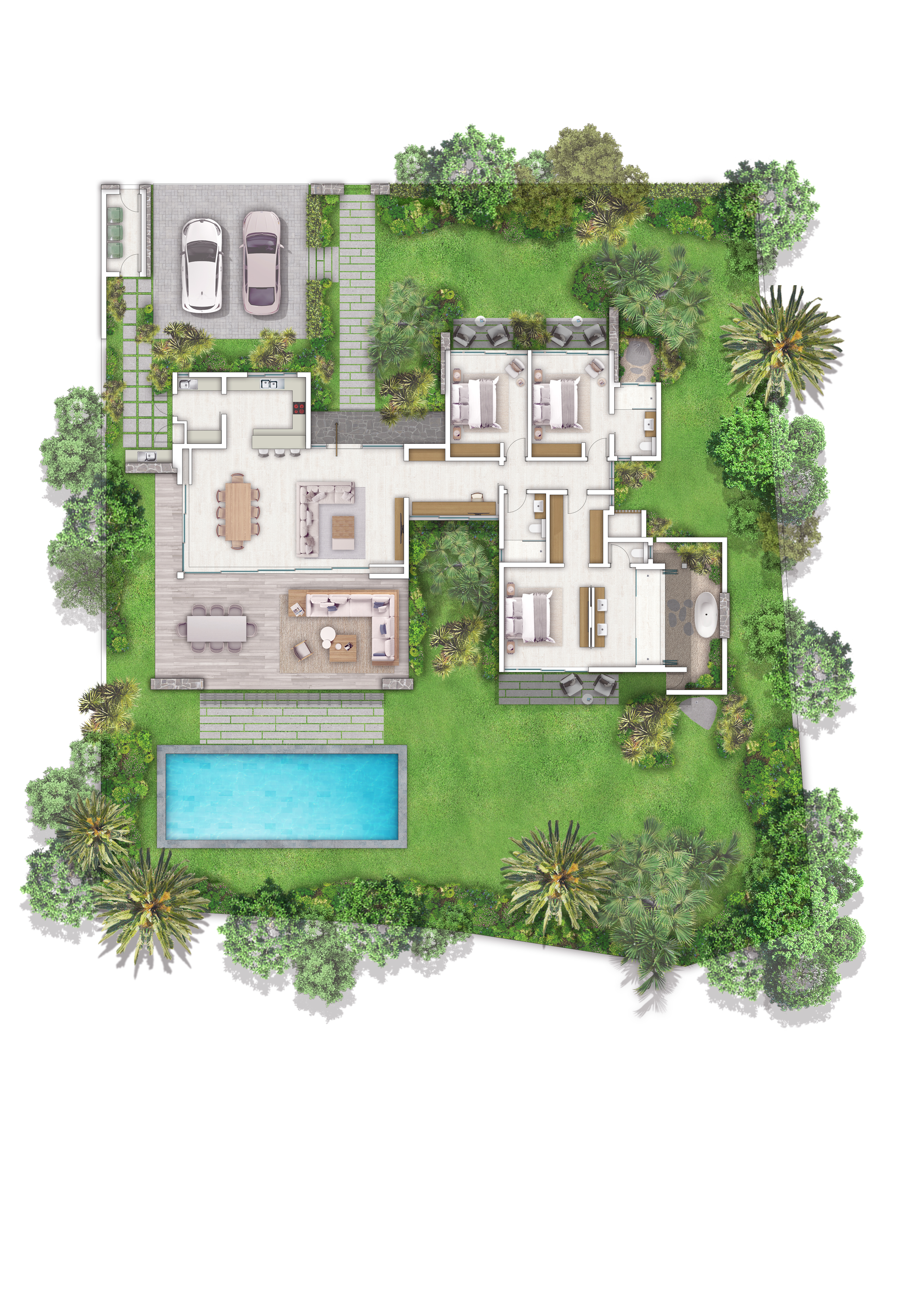 For sale : villa demera – sumptuous residence in the heart of nature, anahita beau champ, mauritius 172654624 floor plan 3