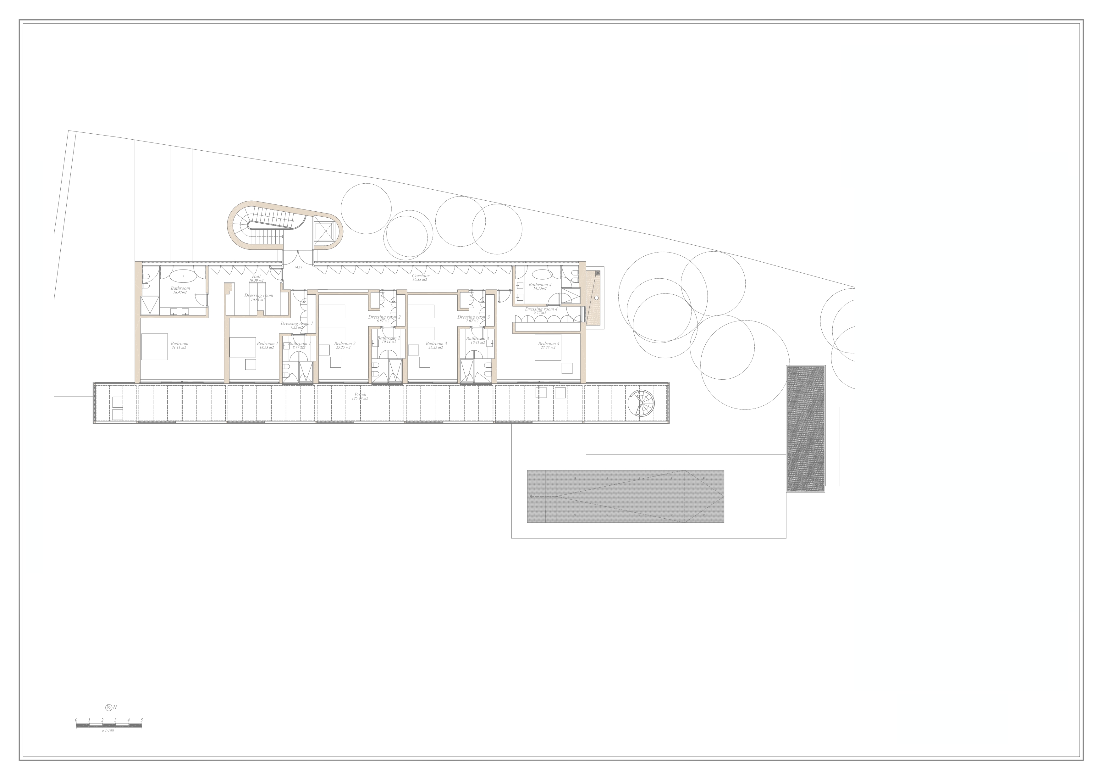 Golfside Villa 10: Frontline villa for sale in Finca Cortesin, Marbella 3681940630 floor plan 3