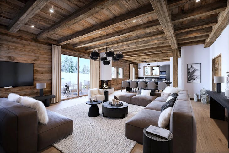 indoors interior design home decor furniture living room room table wood painting chandelier