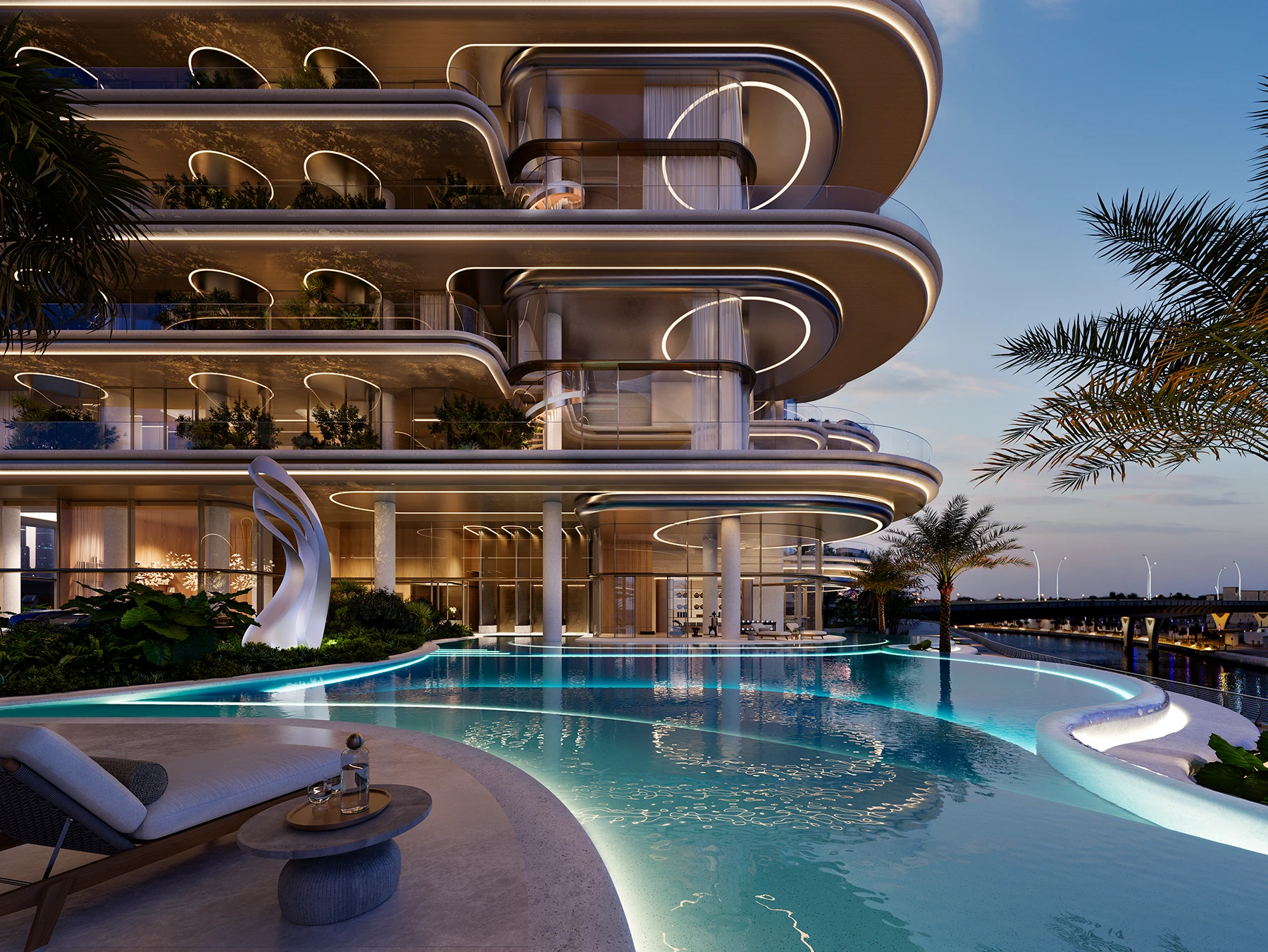 penthouse de luxe · a Dubai · 7 chambres · 7 salles de bain · photo 1 sur 24