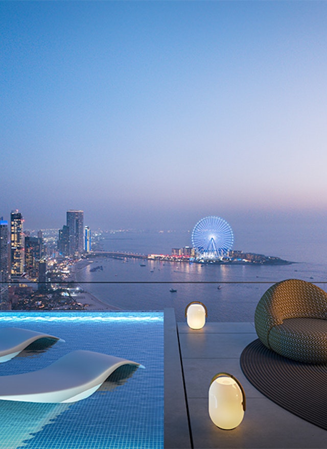 W Residences Dubai Harbour – Penthouse Exclusif 5 Chambres avec Vues Imprenables sur la Mer depuis le 36ᵉ Étage