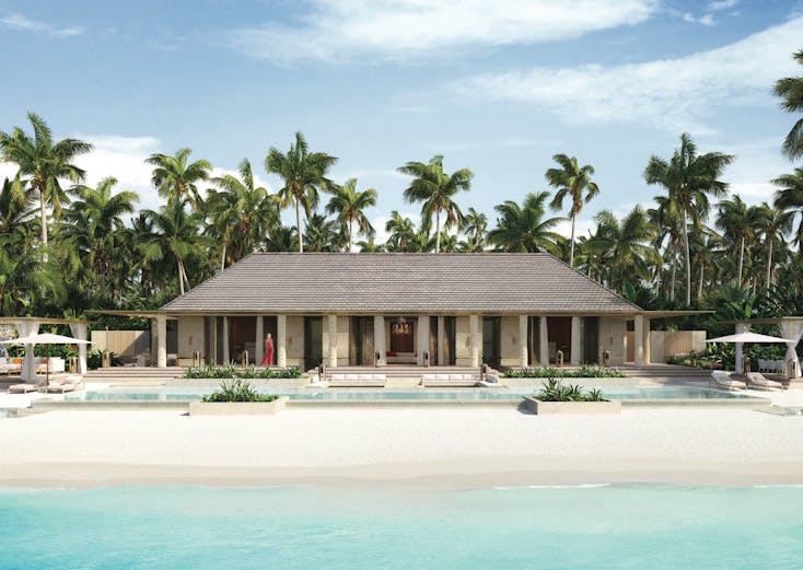summer building hotel resort villa nature outdoors tropical swimming pool person