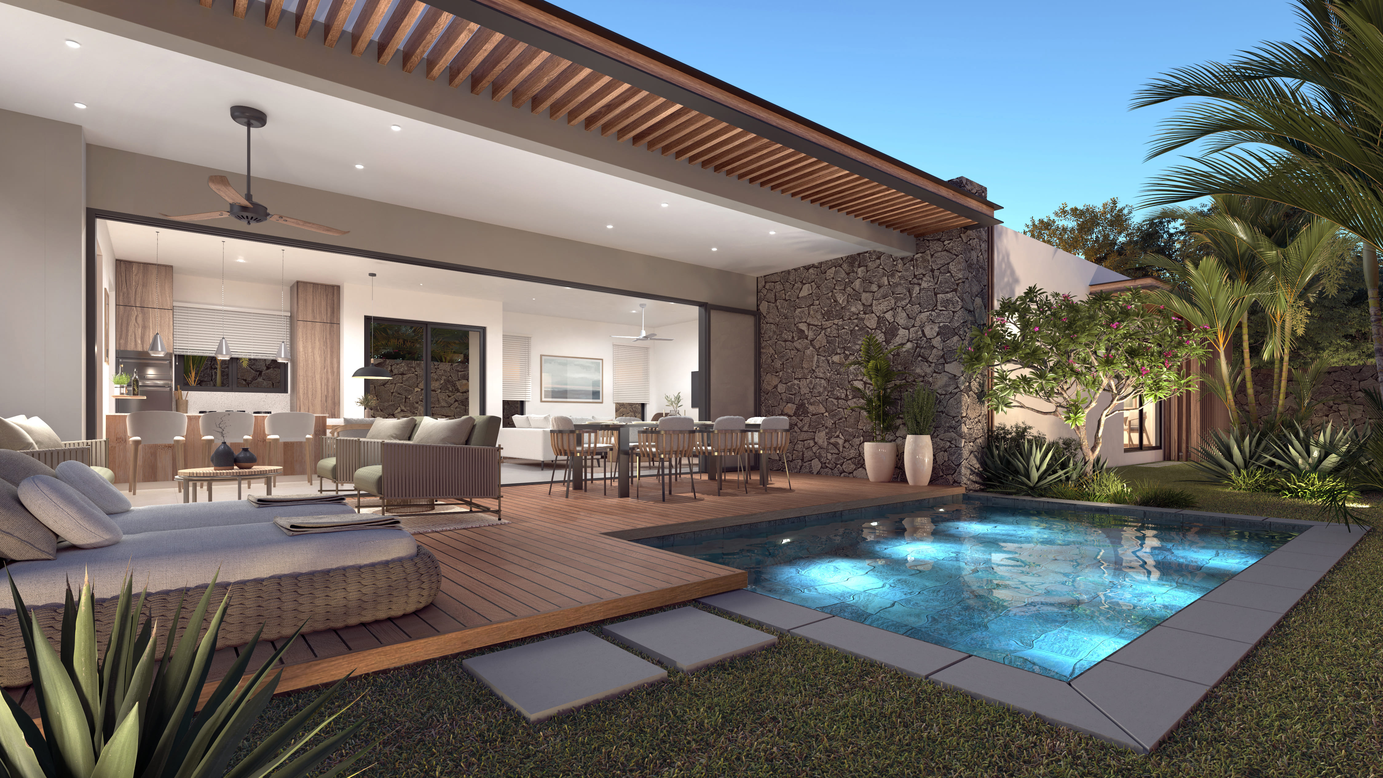 Villa d’Exception à Palmyre, Petite Rivière Noire – Élégance et Prestige par Gadait International