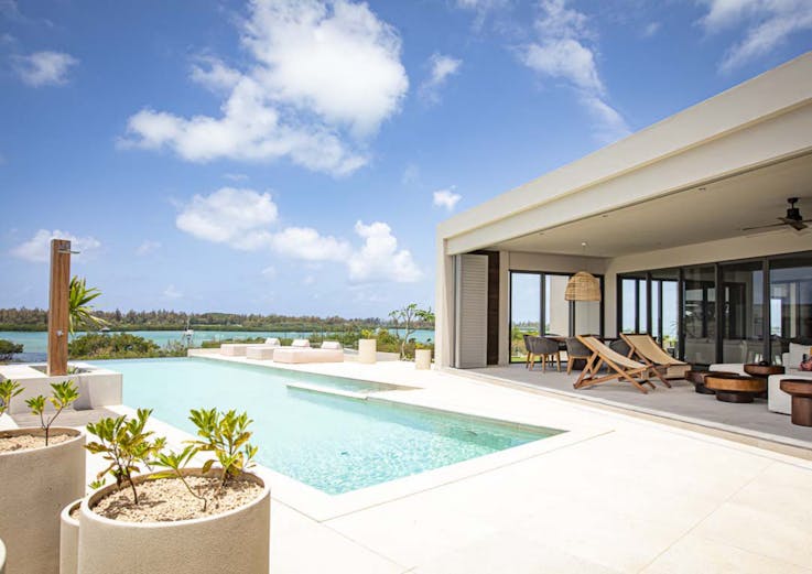 architecture building house housing villa pool water plant swimming pool outdoors