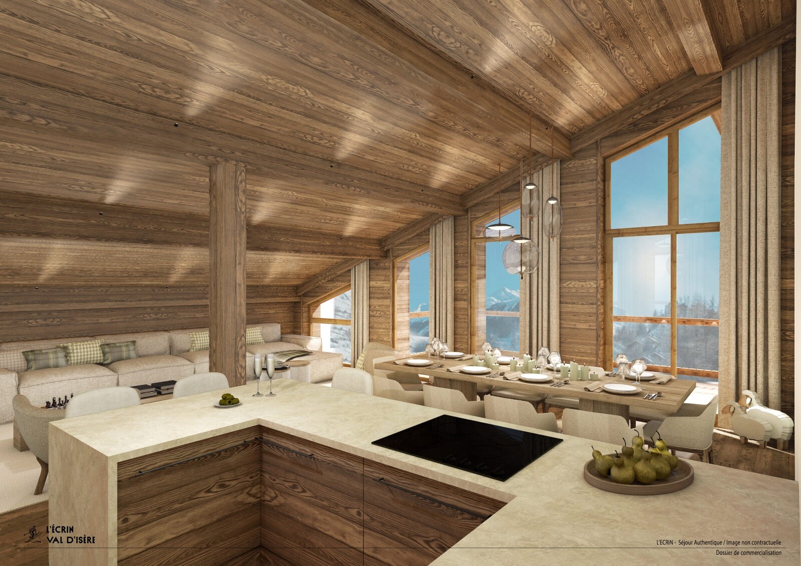 apartment de luxe · a Val d'Isère · 3 chambres · 1 salles de bain · photo 1 sur 3