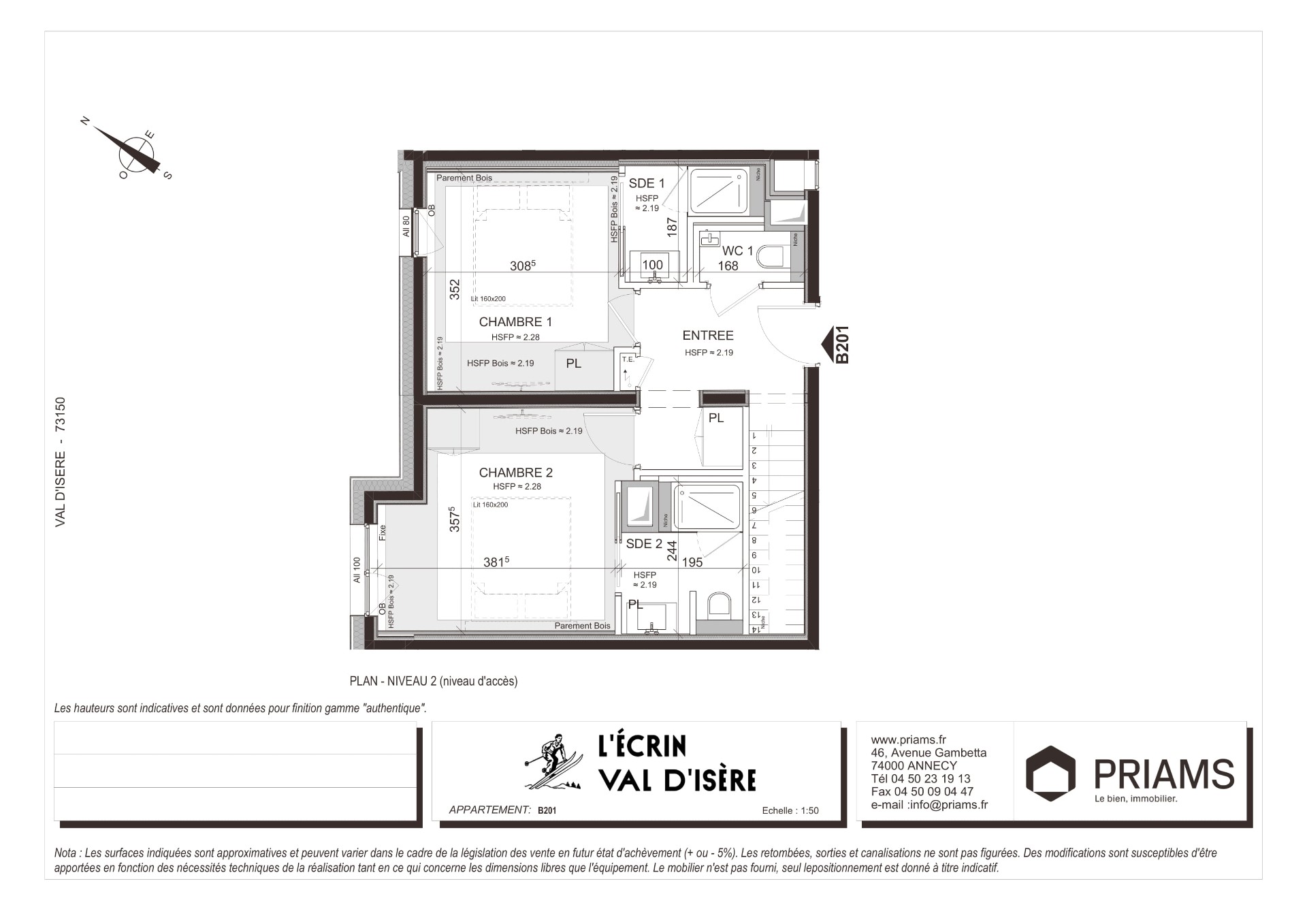 Prestige duplex in the heart of the Alps at Val-d’Isère – Elegance and authenticity 376557211 floor plan 2