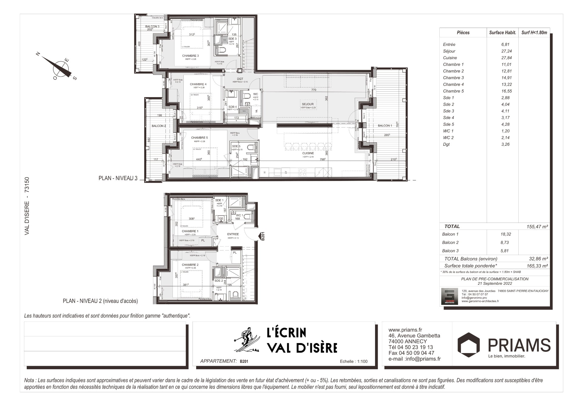 Prestige duplex in the heart of the Alps at Val-d’Isère – Elegance and authenticity 376557211 floor plan 4