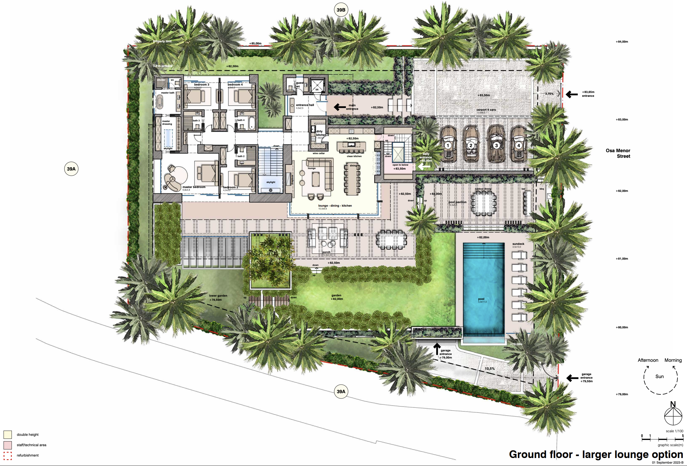 Exclusive Plot with Prestigious Architectural Project in La Cerquilla, Marbella 2170929445 floor plan 3