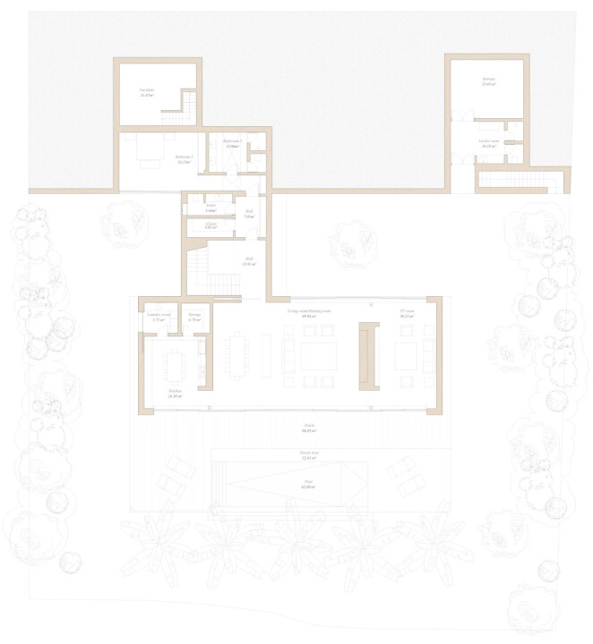 Golfside Villa 6: luxury and spectacular views at Finca Cortesín, Marbella 2961441985 floor plan 3