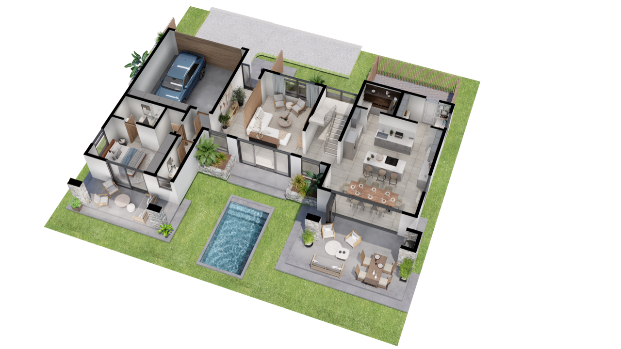 Villa Bijou 3: a prestigious residence on the west coast of Mauritius   161224692 floor plan 9