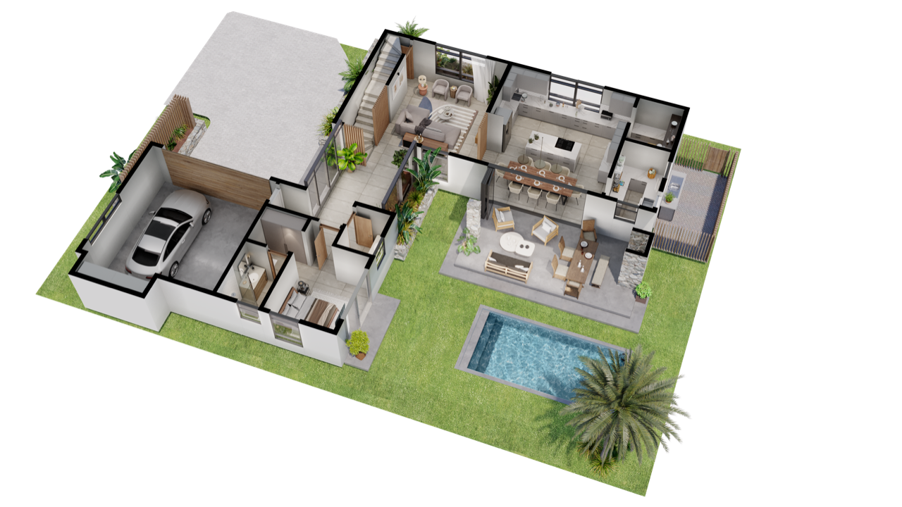 Villa Bijou 3: a prestigious residence on the west coast of Mauritius   161224692 floor plan 8