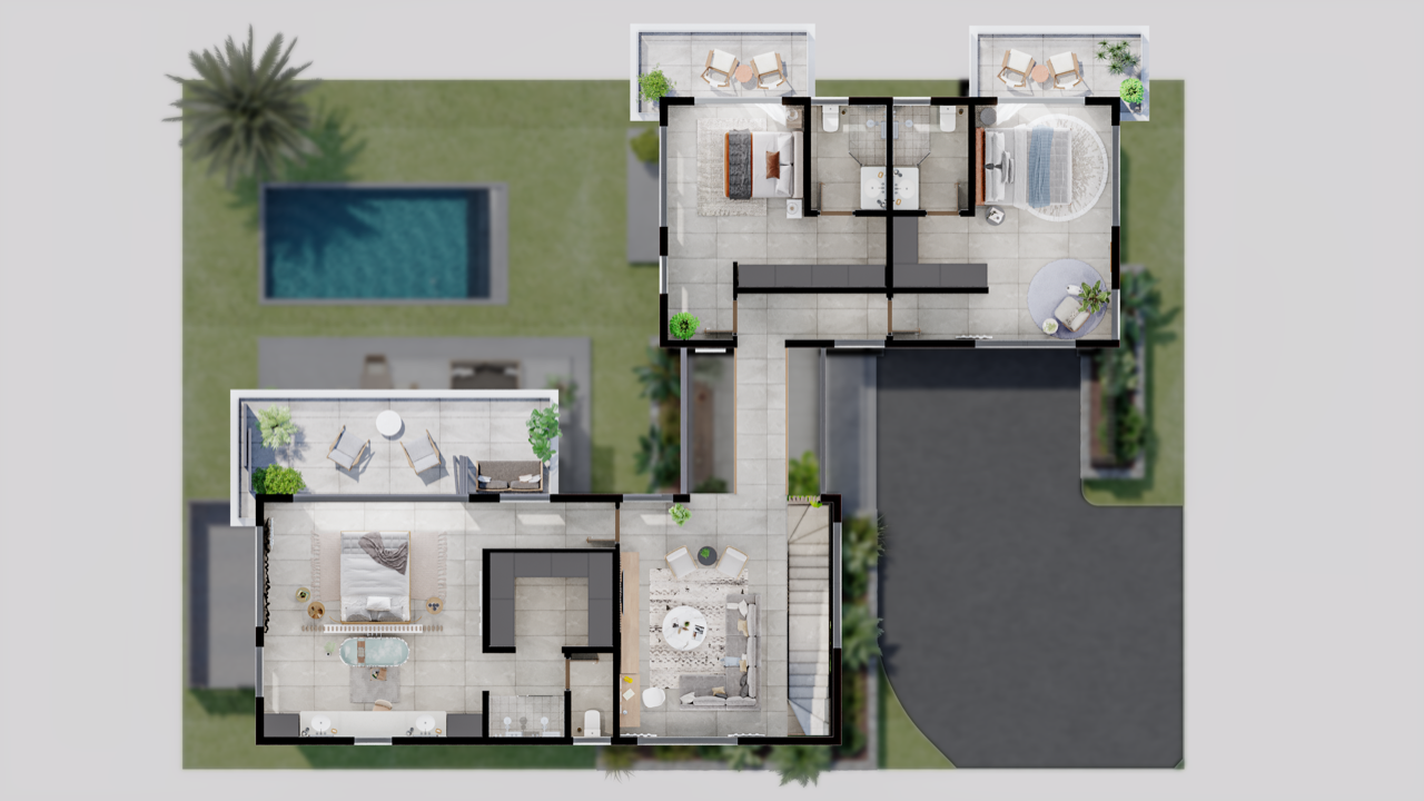Villa Bijou 3: a prestigious residence on the west coast of Mauritius   161224692 floor plan 1