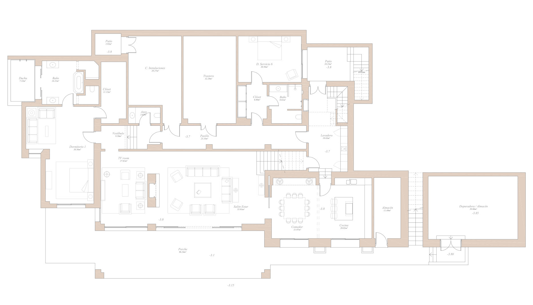 For sale: luxury villa with breathtaking views at Finca Cortesin Resort 3007707135 floor plan 2