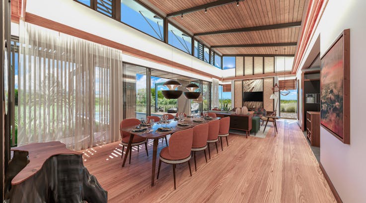 dining room dining table indoors table interior design wood floor flooring hardwood restaurant
